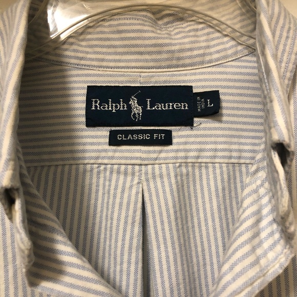 Ralph Lauren POLO Classic Fit Long Sleeve Shirt L - Picture 4 of 5